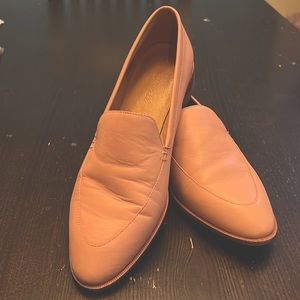 Madewell loafers, pink leather. Size 7.5